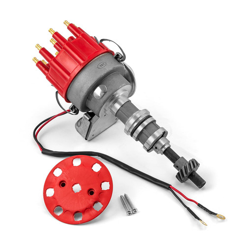 Speedmaster PCE376.1085.01 Ford 351C Cleveland Early 460 7000 Series Ready to Run Distributor Red