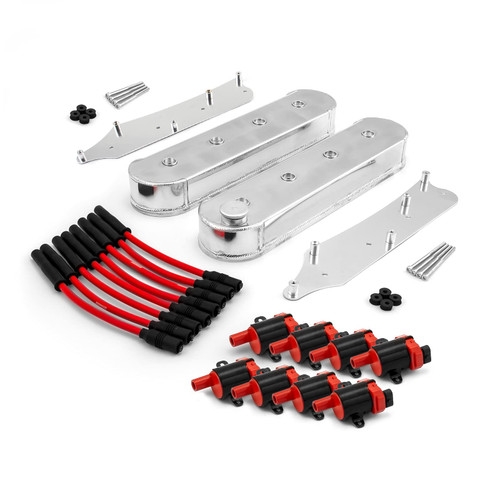 Speedmaster PCE314.1251 Chevy LS1 LS2 LS3 LS6 LS7 Fabricated Valve Covers Coil Packs Wire Combo Kit