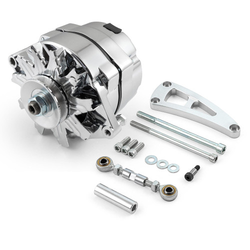 Speedmaster PCE360.1103 Chevy BBC 454 100 Amp 3-Wire Alternator & LWP Aluminum Bracket Kit Polished