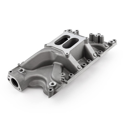 Speedmaster 1-147-046 Ford 351W Windsor Low-Rise Aluminum Intake Manifold [Satin]