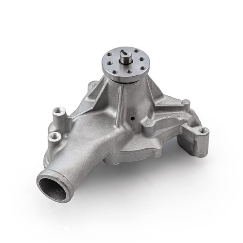 Speedmaster PCE195.1005.01 Chevy SBC 350 High Volume Aluminum Long Water Pump Satin