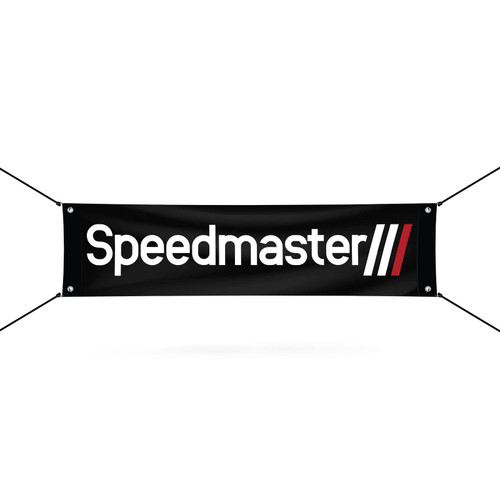 Speedmaster Logo Team Banner Small 48" x 12" 1-162-002