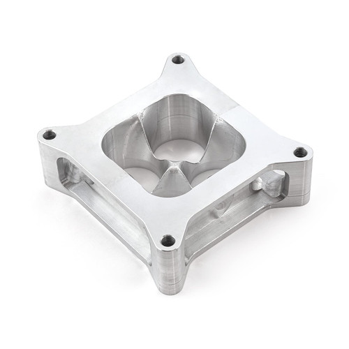 Speedmaster PCE120.1009.01 2" Aluminum 4150 CNC Machined Square Bore 4 Port Carburetor Spacer