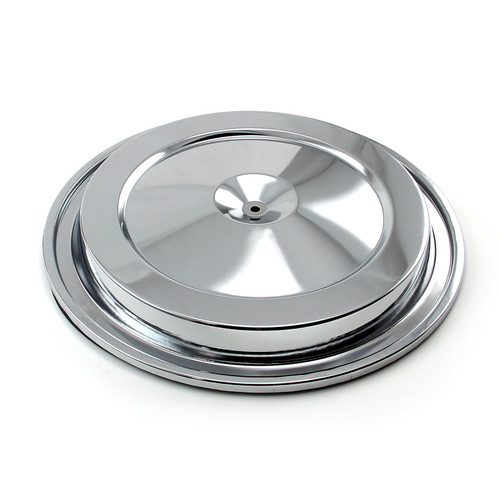 Speedmaster PCE103.1005 15" (15.375") Round Air Cleaner Top Chrome