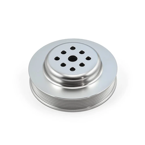Speedmaster PCE246.1013 Chevy SBC Billet Aluminum Short Water Pump Serpentine Pulley SWP