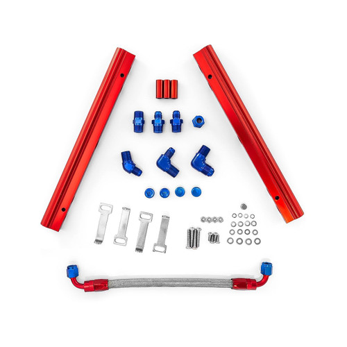 Speedmaster PCE137.1013 Aluminum Fuel Injector Rail Kit HiRise Pontiac 326 350 389 400 421 428 455