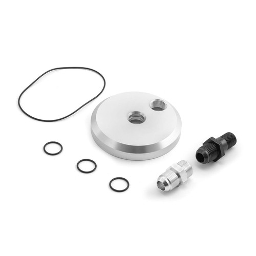 Speedmaster PCE507.1004 Mopar Chrysler 273 318 340 360 OEM Oil Filter Remote Plate Billet Aluminum