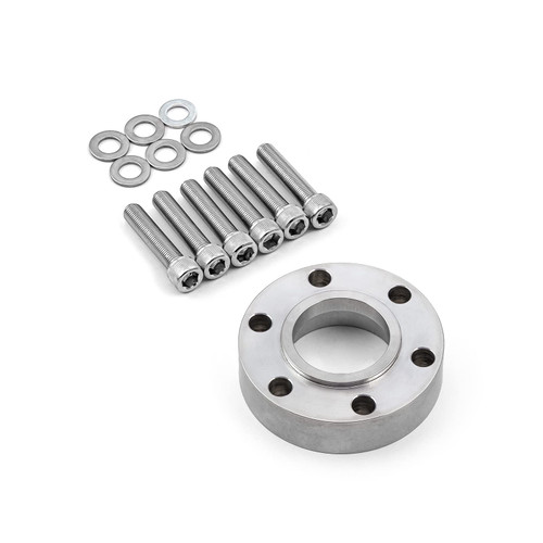 Speedmaster PCE466.1002 Billet Aluminum Supercharger Snout / Crank Pulley Spacer 0.665" Thick w/ Hardware