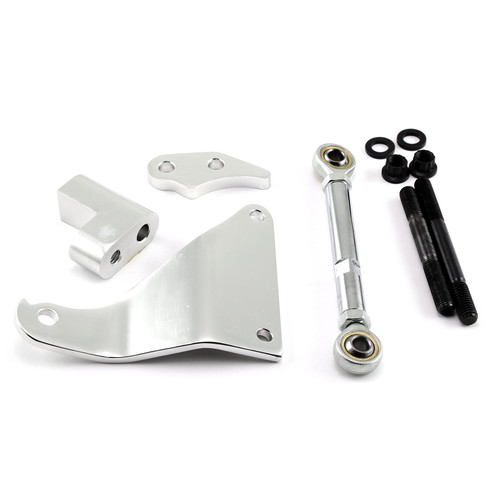 Speedmaster PCE232.1027 Ford 302 351C Cleveland Aluminum Alternator Bracket Kit Satin