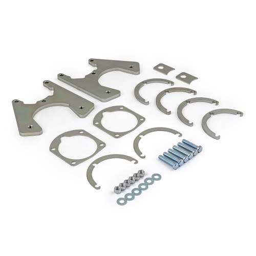 Speedmaster PCE497.1010 Large GM 10 & 12 Bolt Rear Disc Conversion Brake Bracket Kit w/ Hardware