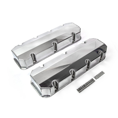 Speedmaster PCE314.1111.02 Chevy BBC 454 Fabricated Polished Tall Valve Covers w/o Hole