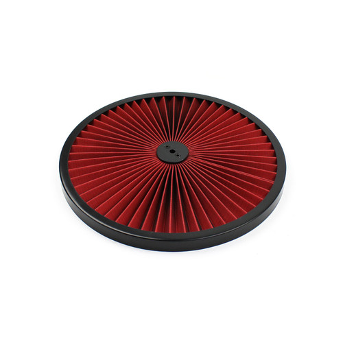 Speedmaster PCE103.1016 14" Extreme Style Washable Air Cleaner Top w/ Black Outer Ring