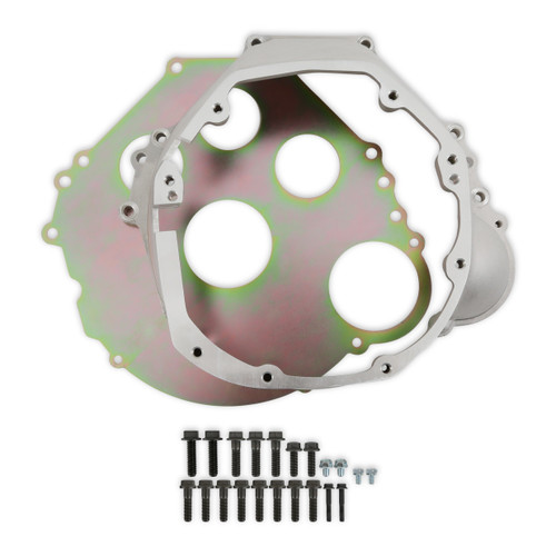 SBF 289/302/351C BELLHOUSING KIT W/ BLOCK PLATE CAST ALUMINUM