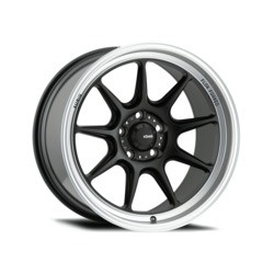 Konig Countergram 15x8 4x100 ET25 Matte Black / Matte Machined Lip