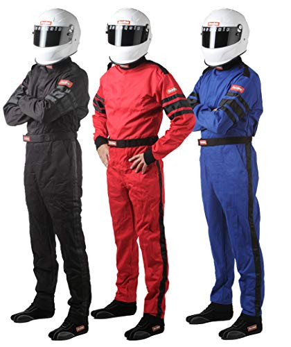 RACEQUIP 110006 SFI-1 1-L SUIT  BLACK X-L