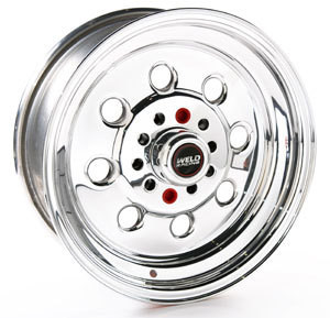 Weld Draglite 15x6 / 5x4.5 & 5x4.75 BP / 3.5in. BS Polished Wheel - Non-Beadlock