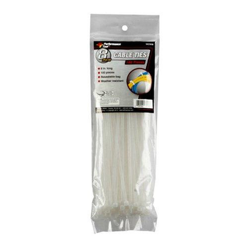 WILMAR WLMW2908 W2908 100pc 8cable Ties,White