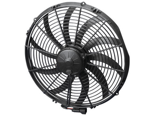 SPAL 2467 CFM 16in High Performance Race Fan - Pull / Curved (VA18-AP70/LLF-59A)