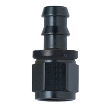 Fragola -20AN Push-Lite End Straight - Black