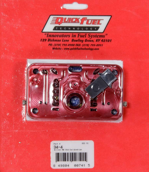 Quick Fuel Technology QFT34-4 BILLET METERING BLOCK STANDARD CALIBRATION 3411983B (1)