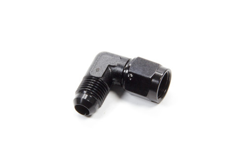 Fragola -6AN Female - Male Flare 90 Degree - Black