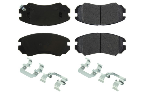 Centric Parts CEN106.09240 POSIQUIET PREMIUM EXTENDED WEAR BRAKE PADS WITH HARDWARE
