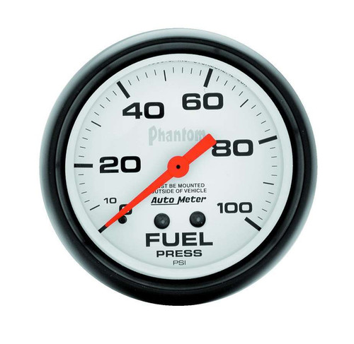 Auto Meter ATM5812 25/8IN FUEL PRESS 0100 PSI MECH PHANTOM