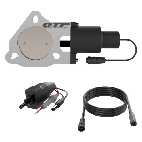 QTP 3in Bolt-On QTEC Electric Cutout Valve - Single