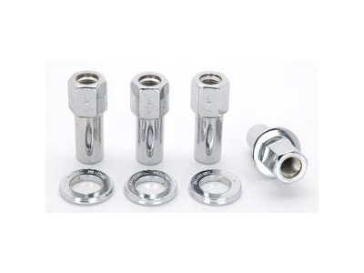 Weld Open End Lug Nuts w/ Centered Washers 7/16in. RH - 4pk.