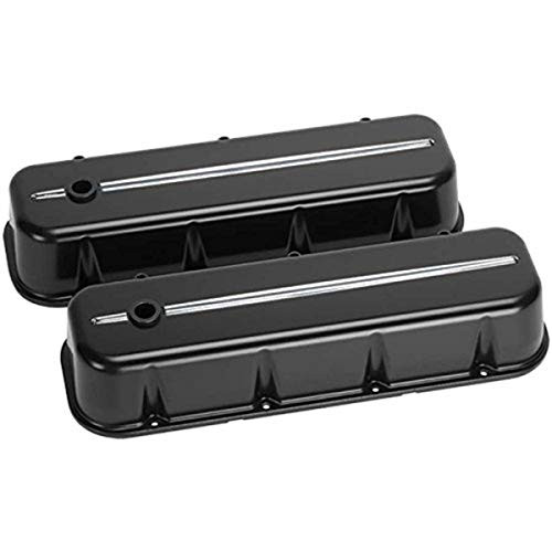 BILLET SPEC 96124 Valve Covers Big Block Tall Streamline, Black