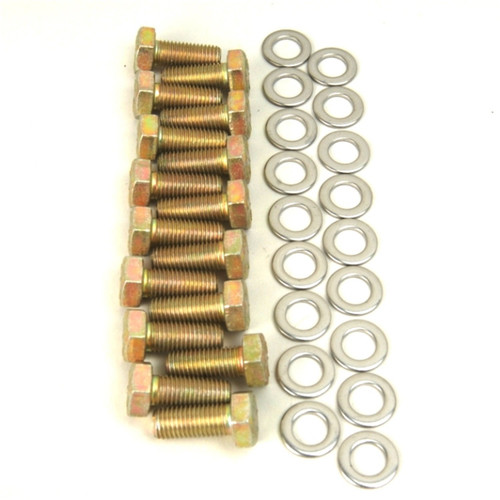 Weld Center Bolt Kit - Drag Wheels (15) Bolts 5/16-24 X 0.75 & (15) Washers