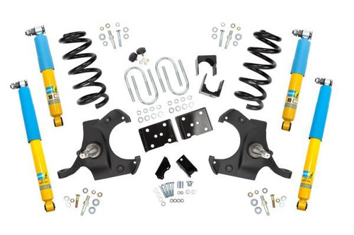 7387 GM C10 LOWERING KIT (4.5IN/6IN) BILSTEIN SHOCKS BLACK