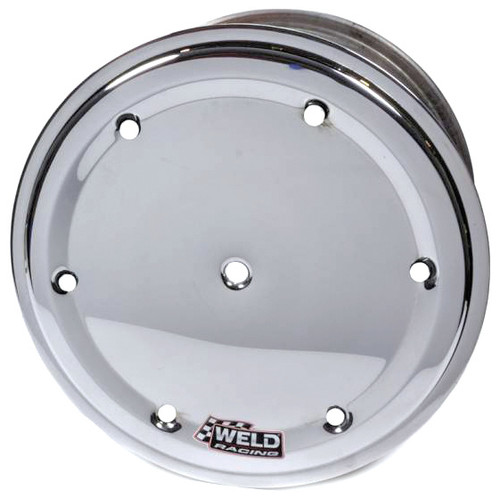 Weld Sprint Direct MT 15x8 / 5x9.75 BP / 4in. BS Polished Assembly - Outer BL w/Black 6-Dzus Cover