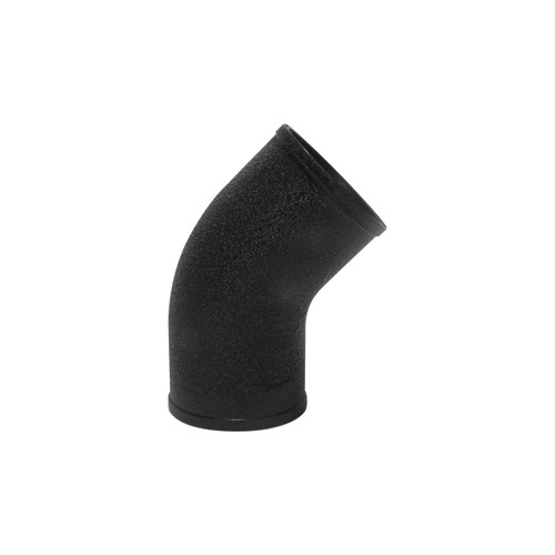 Spectre Universal Intake Elbow Tube (ABS) 3in. OD / 45 Degree - Black Textured Powdercoat