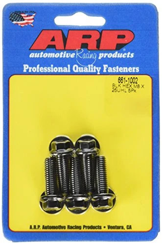 ARP 6611002 M8 X 1.25 X 25 HEX BLK