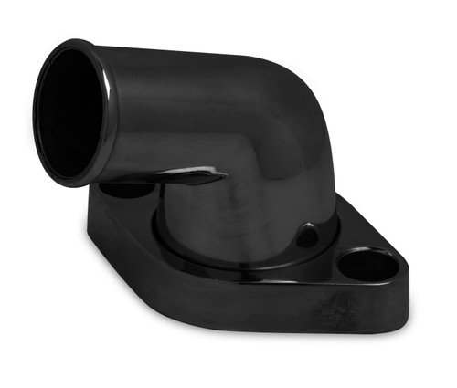 Weiand WEI6255 WEIAND ALUMINUM WATER OUTLET 15 DEGREE BLACK