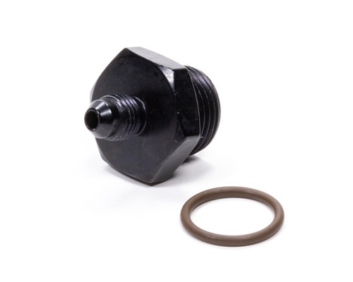Fragola -4AN x 7/8-14 (10) Radius Fitting - Black