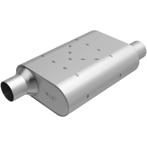 MagnaFlow Rumble Muffler 13X4.25X9.5 2.5/2.5 O/O