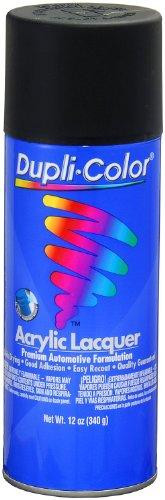 SHERWIN WILLIAMS DUPDAL1607 Dupli-Color DAL1607 Flat Black General Purpose Acrylic Lacquer - 12 oz.