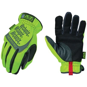 MECHNX MCX-SFF-91-010 MECHNX - Hi-Viz FastFit Gloves (Large, Fluorescent Yellow)