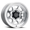 ICON ALLOYS NUEVO SILVER MACHINED  17 X 8.5 / 5 X 5 / 6MM / 4.5IN BS