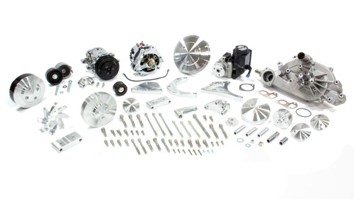 LS Engine Pro Track Pulley System With A/C