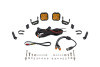 SS3 LED BUMPER 1.5 IN ROLL BAR KIT MAX YELLOW SAE FOG (PAIR)