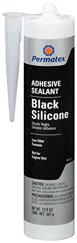 ESSENDANT DVC81173 Permatex Black Silicone Adhesive Sealant, 12.9 oz