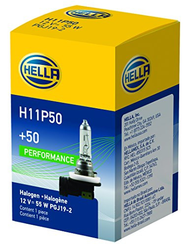 HELLA H11P50 BULB H11 12V 55W PGJ19-2