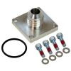 FITTING DRY SUMP SQUARE BASE 8AN MALE 4BOLT SQUARE FLANGE