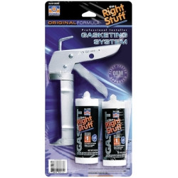 ITW PERMATEX INC PTX99070 The Right Stuff Professionl Installer Gasketing System, 2-5 Ounce Cartridges, 1 Caulk Gun, Case of 4