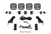 18C WRANGLER SS5 4POD CROSSLINK GRILLE LIGHT BAR KIT SPORT WHITE COMBO