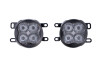 Diode Dynamics DDYDD7202 SS3 TYPE CGX LED FOG LIGHT KIT MAX WHITE SAE FOG WITH BACKLIGHT