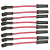 SPARK PLUG WIRE SET GM LS ENGINES WITHOUT HEAT SHIELDS RED WIRE (SET OF 8)